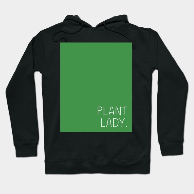 Green Plant Lady Hoodie by April Twenty Fourth